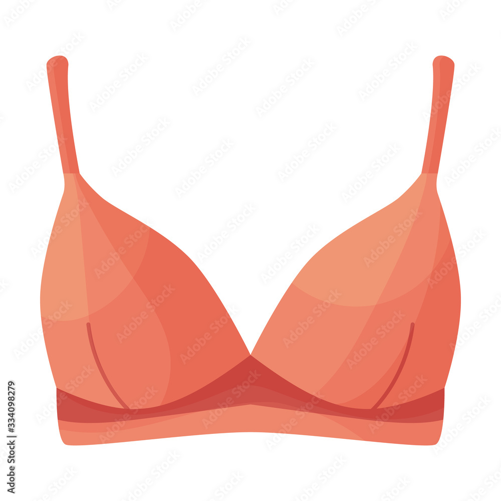 Bra vector icon.Cartoon vector icon isolated on white background bra. Bra vector icon.Cartoon vector icon isolated on white background bra.