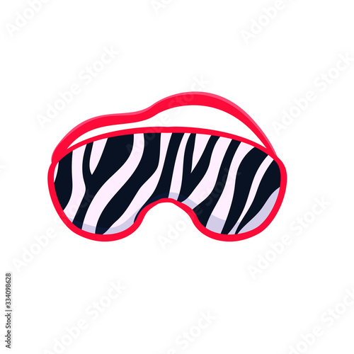 Sleep mask vector icon.Cartoon vector icon isolated on white background sleep mask.