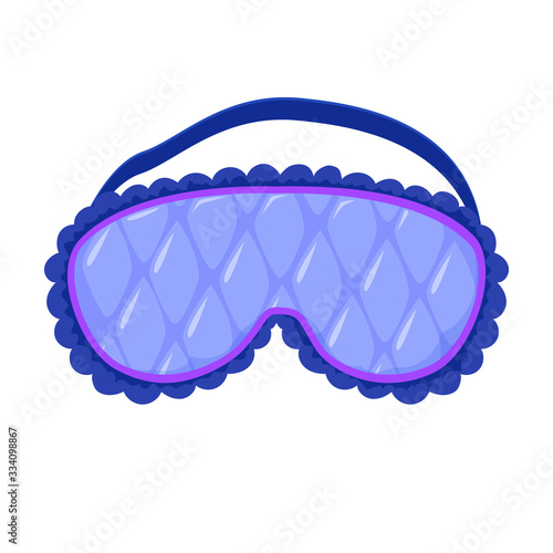 Sleep mask vector icon.Cartoon vector icon isolated on white background sleep mask.