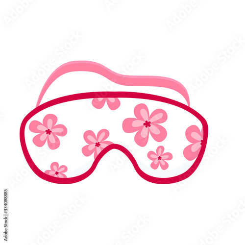 Sleep mask vector icon.Cartoon vector icon isolated on white background sleep mask.