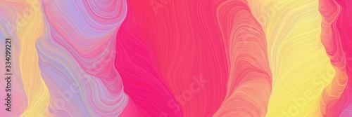flowing decorative waves backdrop with dark salmon, deep pink and khaki colors