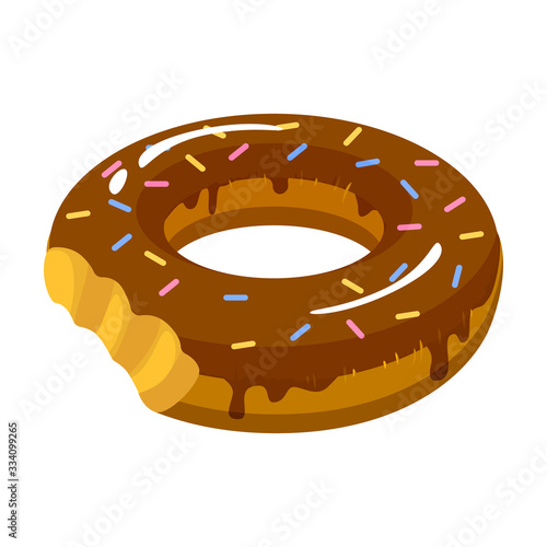 Inflatable mattress vector icon.Cartoon vector icon isolated on white background inflatable mattress.