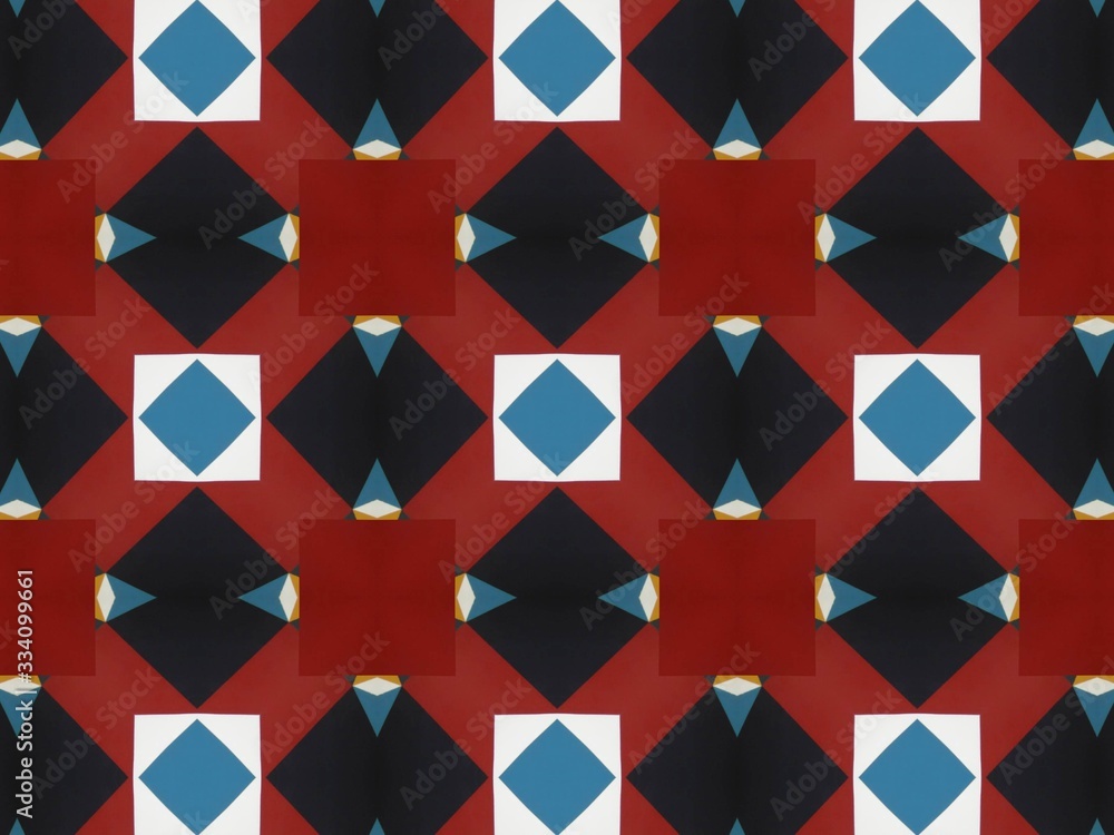 Batik Pattern in Red