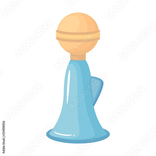Breast pump vector icon.Cartoon vector icon isolated on white background breast pump.