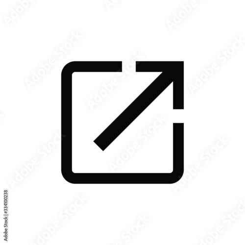 maximize vector isolated icon