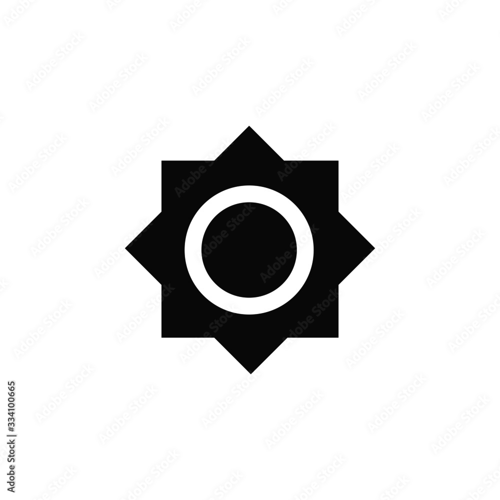 vector illustration of sun icon vector illustration of sun icon