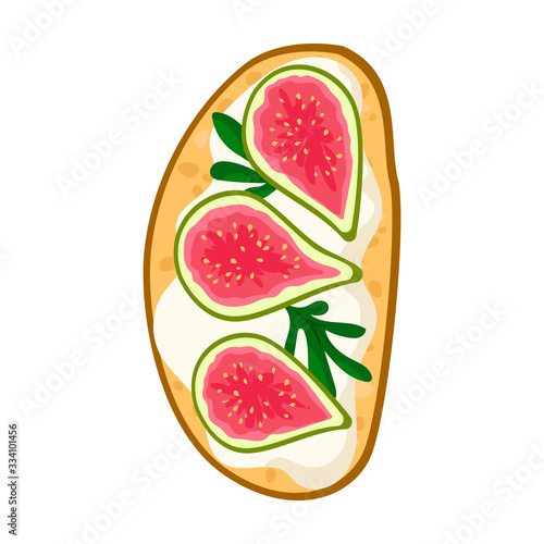 Fototapeta Naklejka Na Ścianę i Meble -  Sandwich vector icon.Cartoon vector icon isolated on white background sandwich.