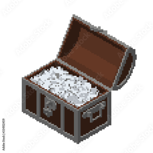 Opened Pixelated Treasure v...