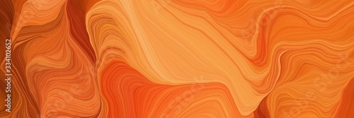 dynamic colorful curves style with bronze, saddle brown and sandy brown colors