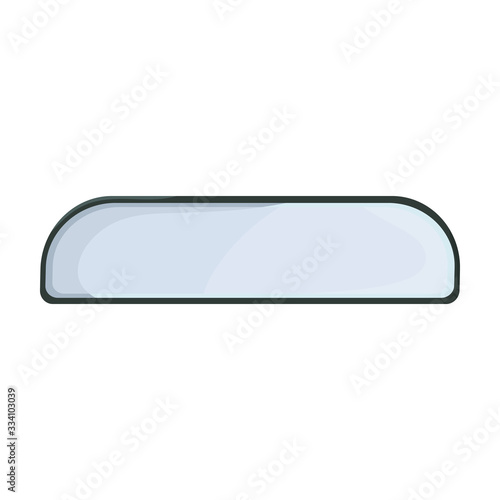 Rear view mirrors vector icon.Cartoon vector icon isolated on white background rear view mirrors.