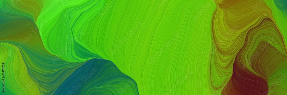 modern colorful waves design with dark green, moderate green and chocolate colors modern colorful waves design with dark green, moderate green and chocolate colors