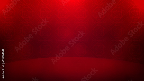 red background with seamless style