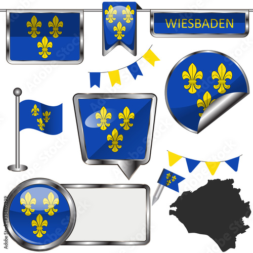 Map of Wiesbaden, Germany