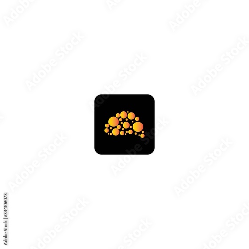 Brain logo template vector icon design