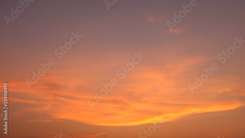 Clouds and sky at sunset © pannipa