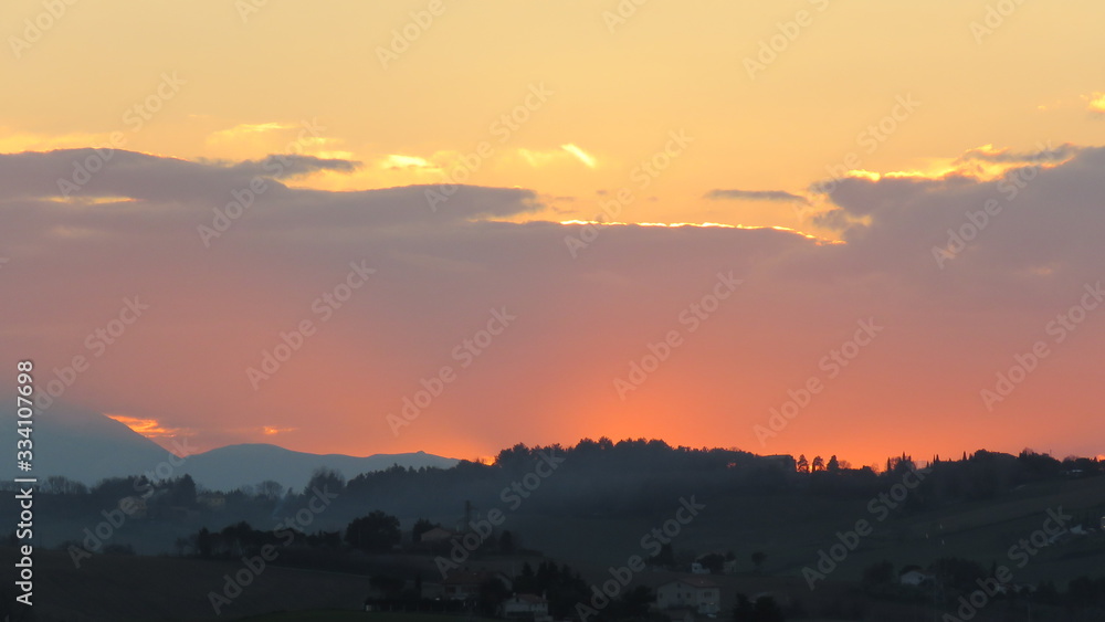 Colori del tramonto 