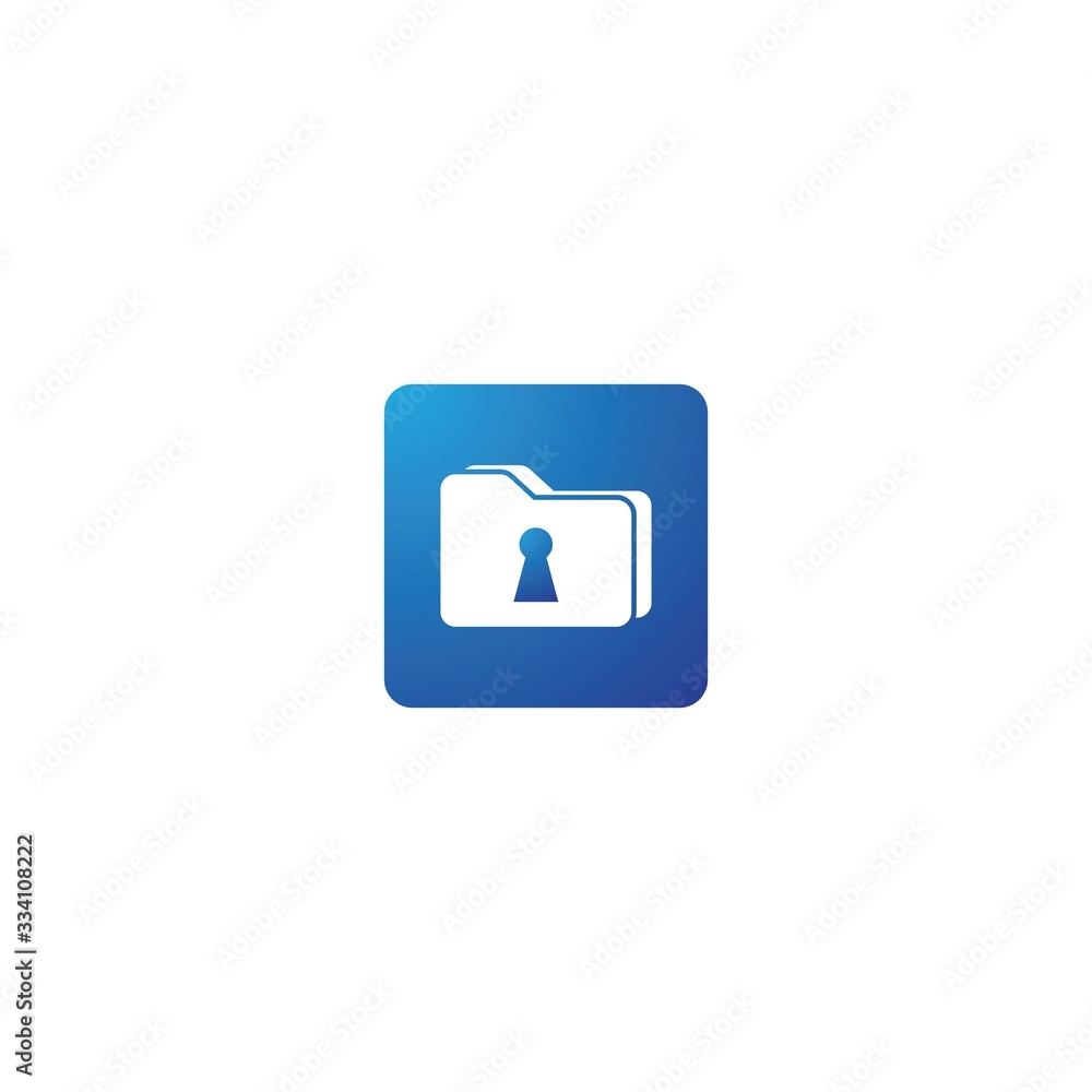 File Security logo template vector icon design File Security logo template vector icon design