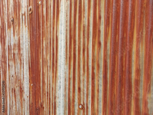 Zinc rusting through the air  rust