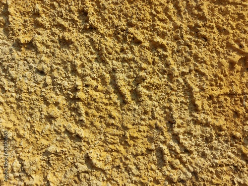 wall  texture  cement  Uneven ground color yellow