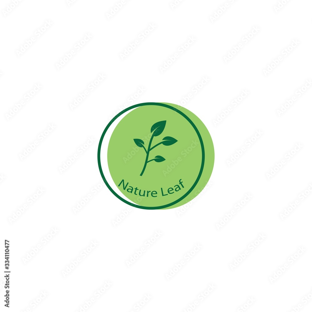 Nature leaf vector template icon design Nature leaf vector template icon design