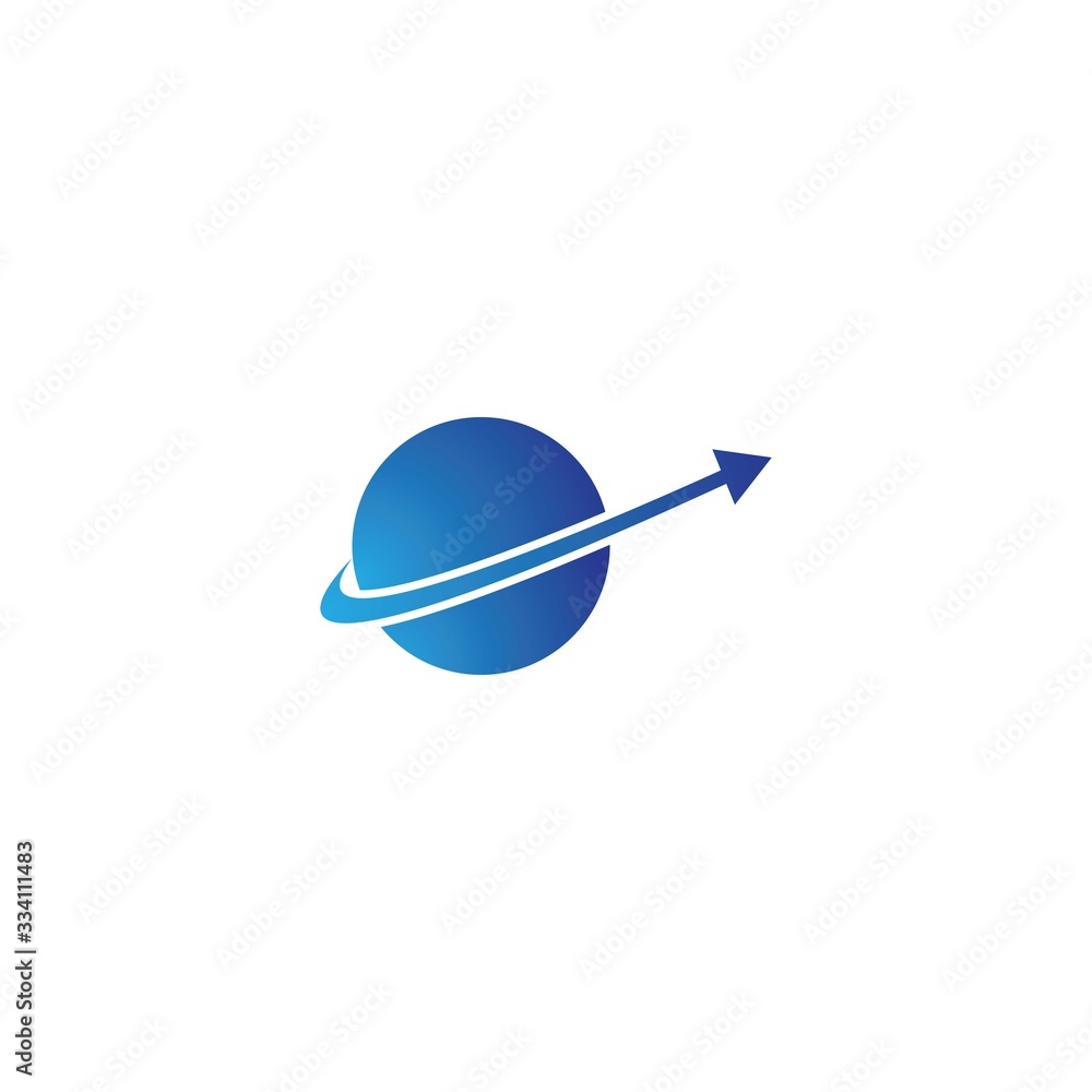 Arrows vector illustration icon logo template design Arrows vector illustration icon logo template design