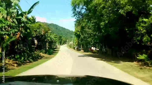 Timelapse Morning Rural Travel in the Province of Capiz, Philippines photo