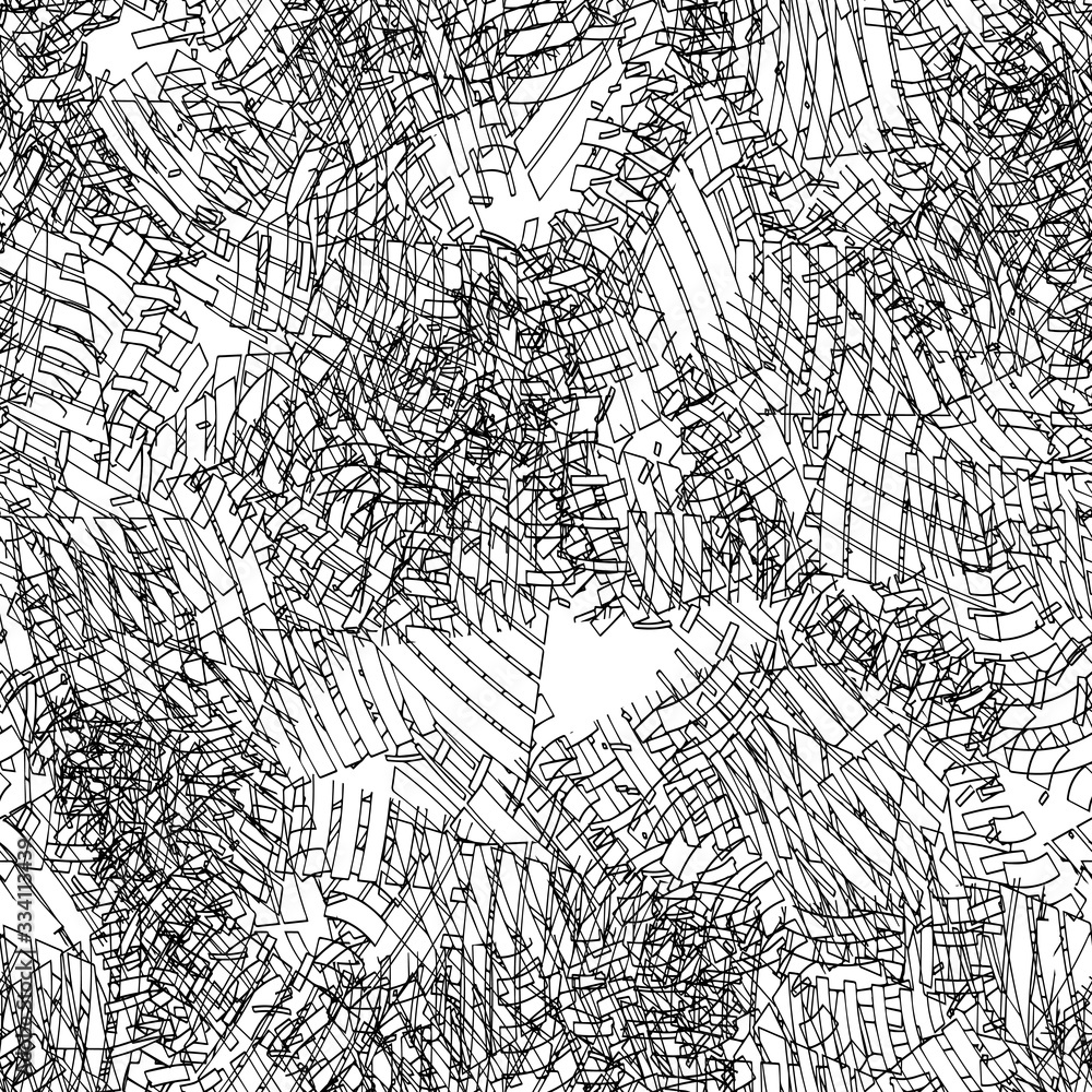 Fototapeta premium Seamless black and white grunge texture. Monochrome pattern repeating ink