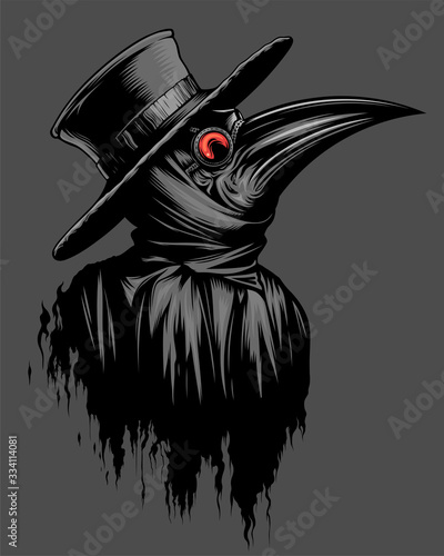 Plague doctor illustration