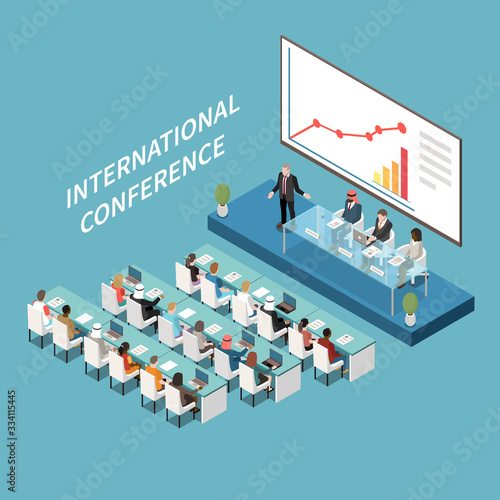 Conference Hall Composition 