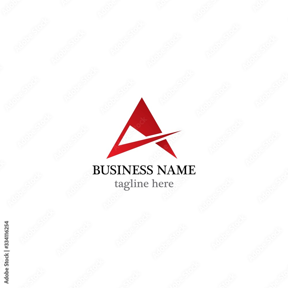 A Letter logo business template vector icon A Letter logo business template vector icon