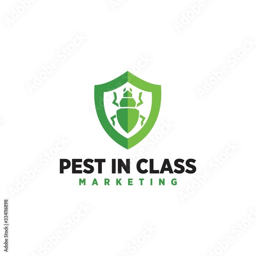 Pest In Class Logo Vector and Protection