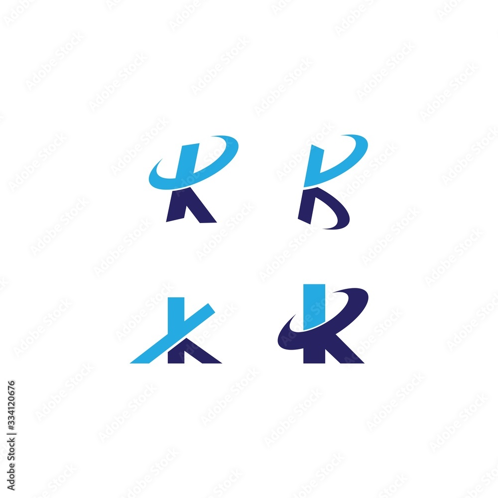 K Letter logo business template vector icon K Letter logo business template vector icon