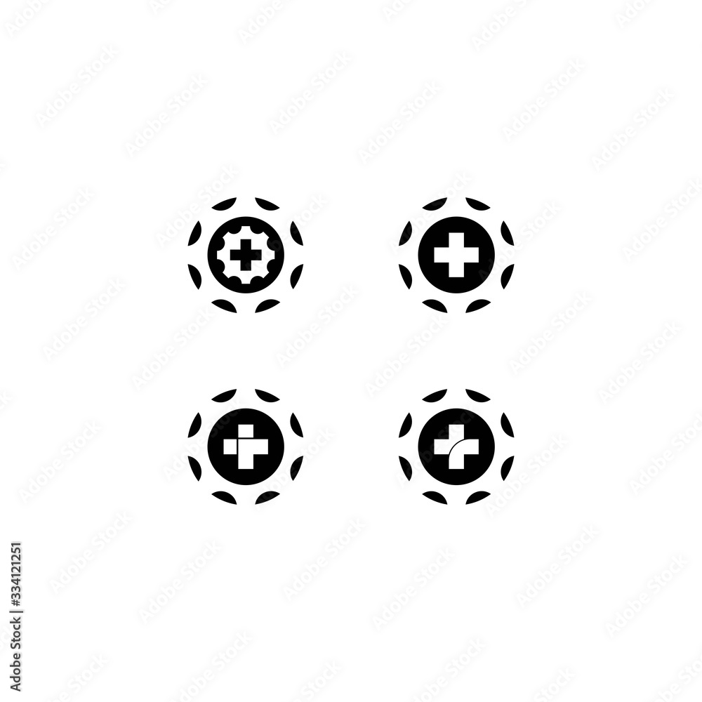 Medical cross logo template vector icon design Medical cross logo template vector icon design