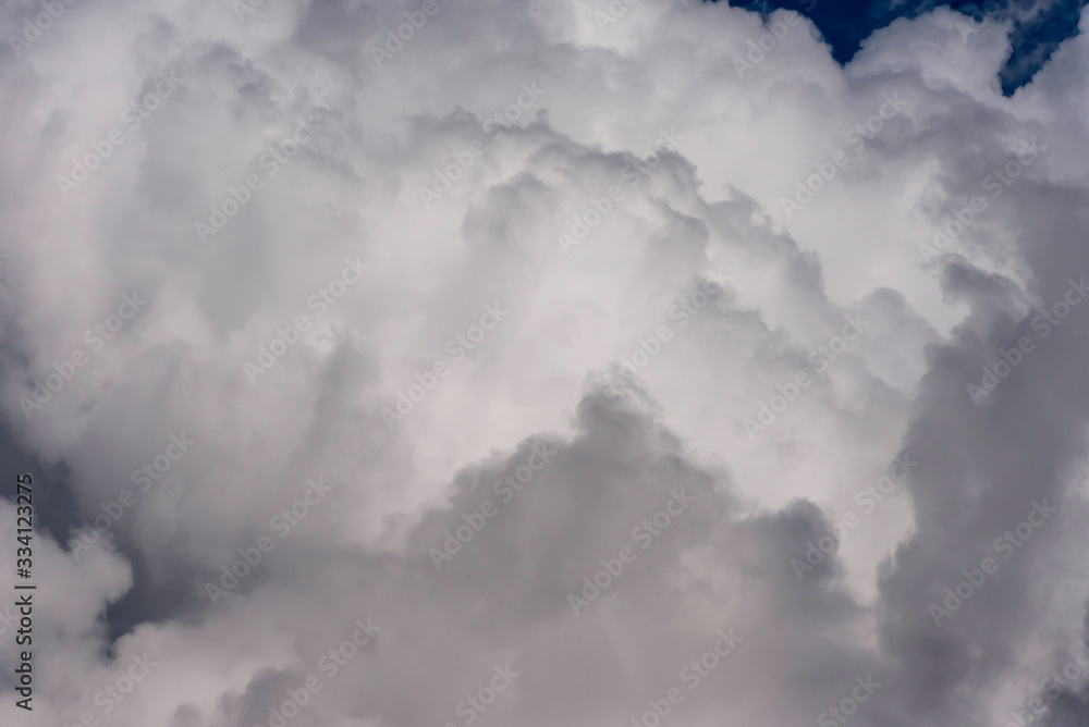 Fototapeta premium Dramatic clouds. Close view on clouds. Natural, not overprocessed.