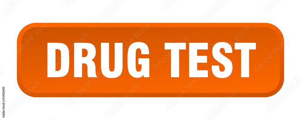 drug test button. drug test square 3d push button drug test button. drug test square 3d push button