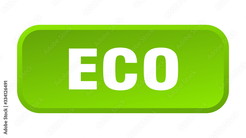 eco button. eco square 3d push button eco button. eco square 3d push button
