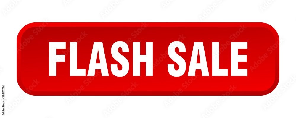 flash sale button. flash sale square 3d push button flash sale button. flash sale square 3d push button