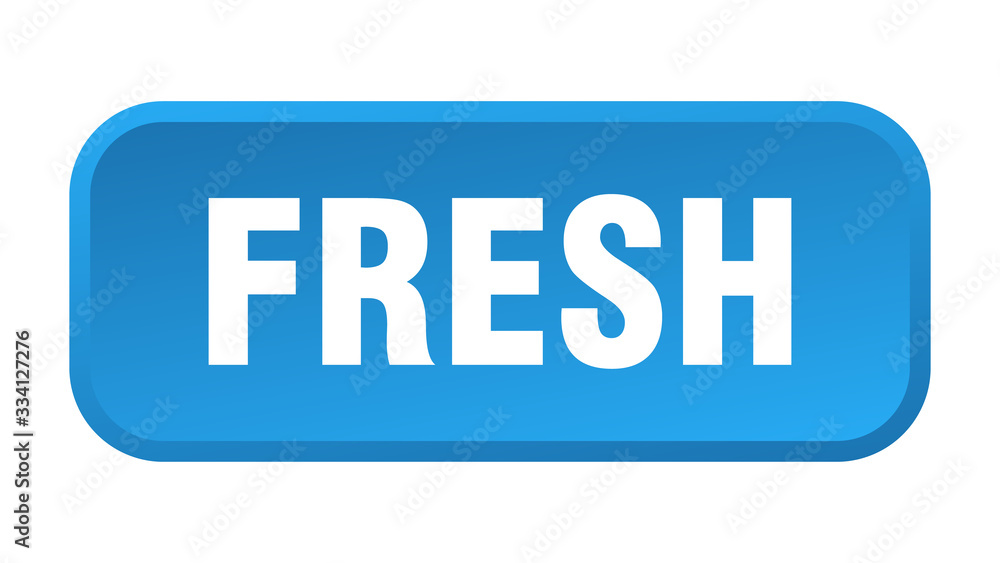 fresh button. fresh square 3d push button fresh button. fresh square 3d push button