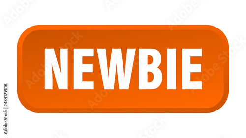 newbie button. newbie square 3d push button