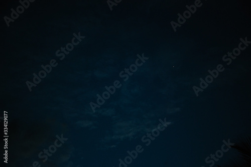  Sunset on the coast of the Indian Ocean in Sri Lanka  sky with clouds