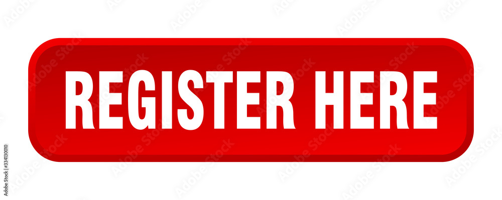 register here button. register here square 3d push button register here button. register here square 3d push button