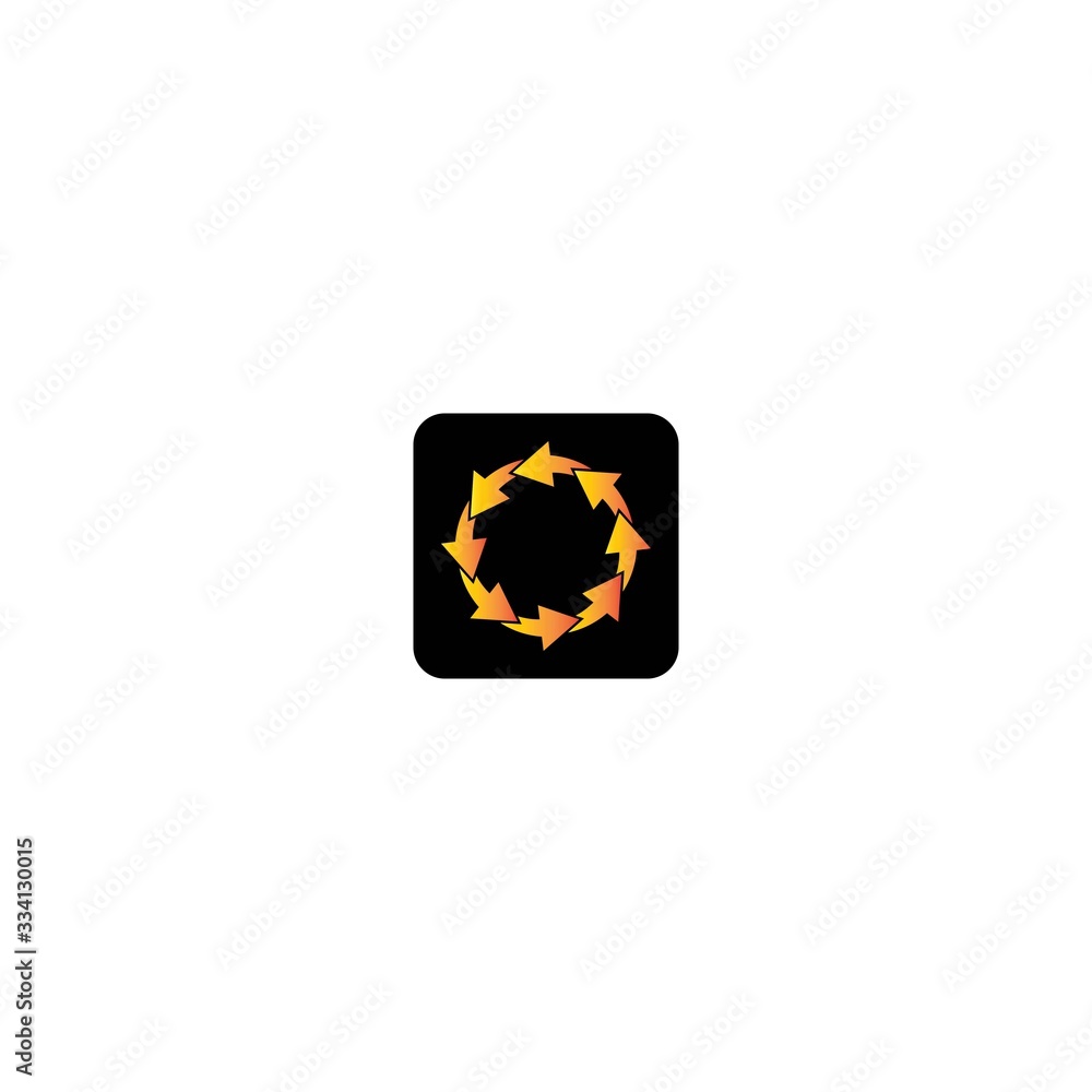 Arrows vector illustration icon logo template design Arrows vector illustration icon logo template design