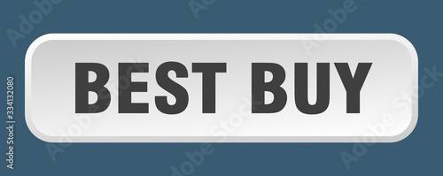 best buy button. best buy square 3d push button