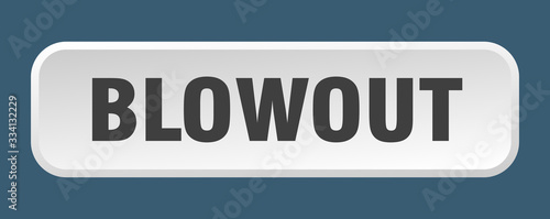 blowout button. blowout square 3d push button