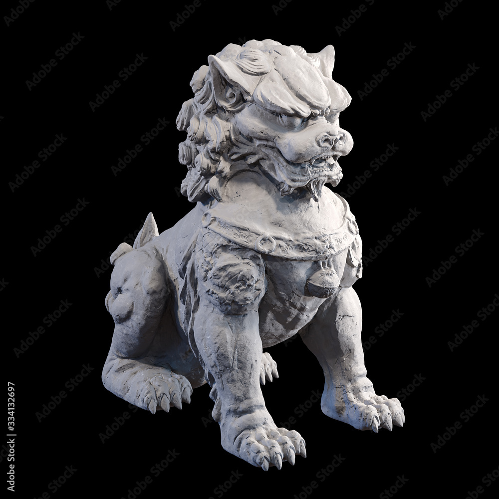 Chinese guardian lion foo dog Chinese guardian lion foo dog