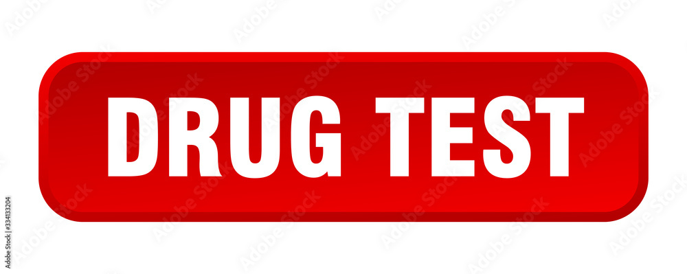 drug test button. drug test square 3d push button drug test button. drug test square 3d push button