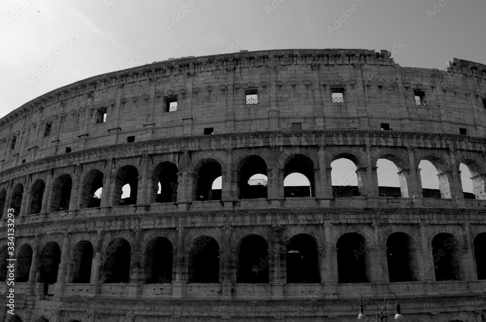 The Colosseum,  is a large amphitheatre in the city of Rome.