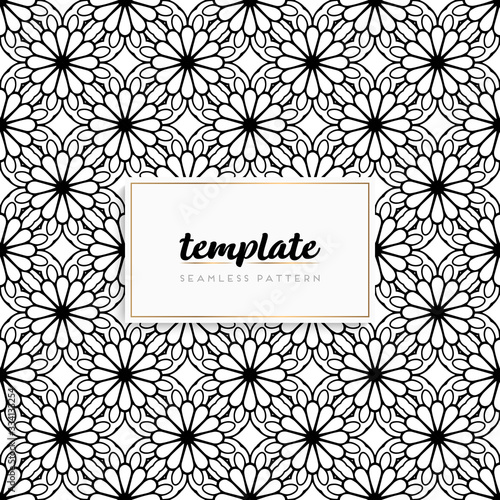 Colorful mandala seamless pattern vector