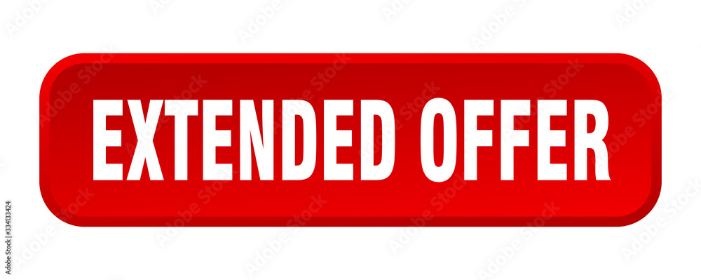 extended offer button. extended offer square 3d push button extended offer button. extended offer square 3d push button