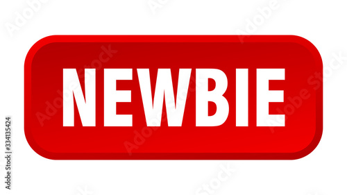 newbie button. newbie square 3d push button